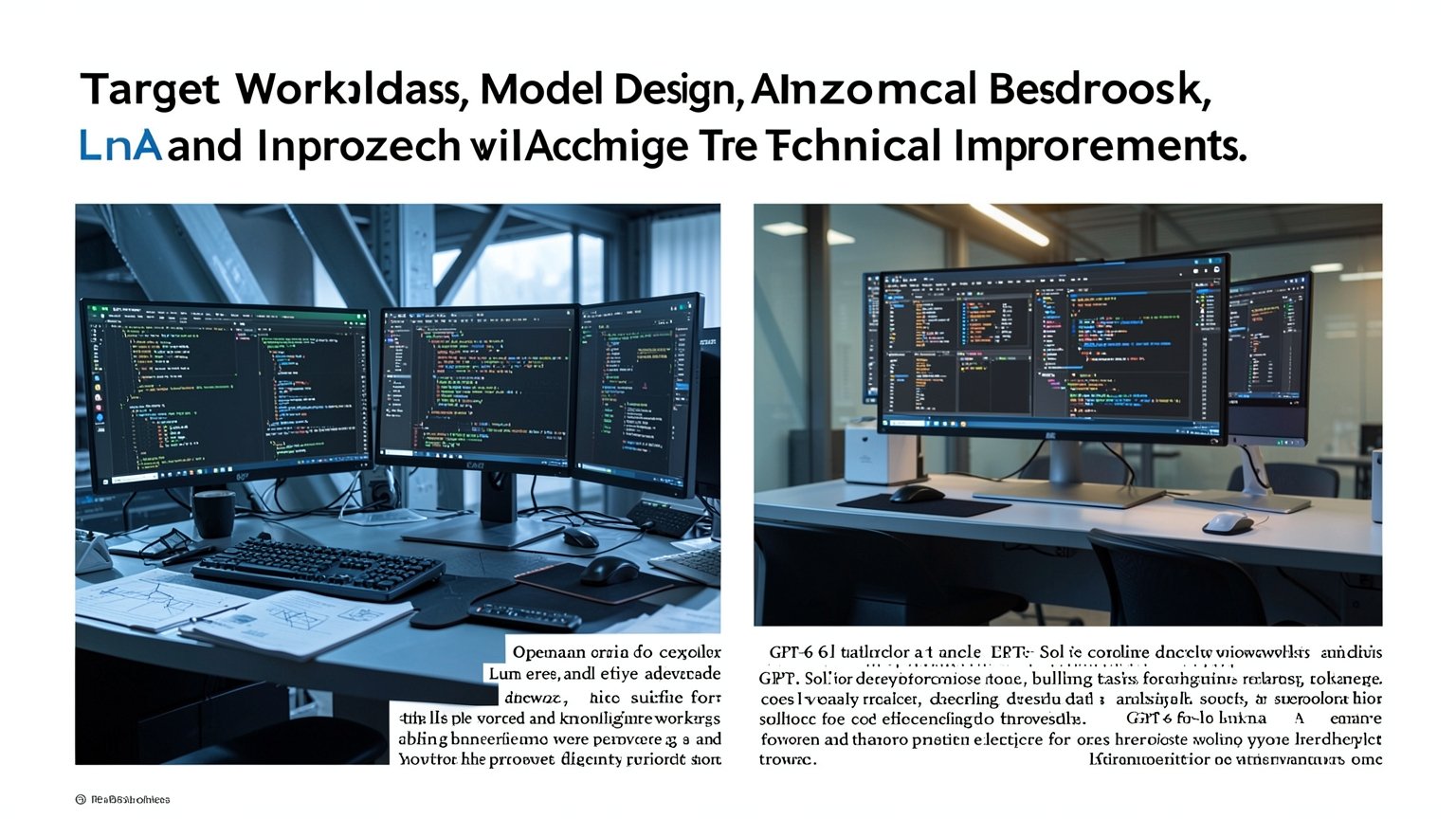 Editorial illustration for Target Workloads, Model Design, and Technical Improvements