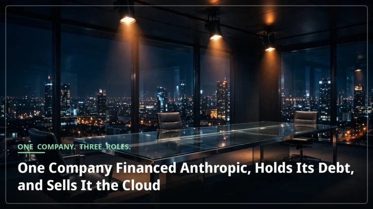 A dark boardroom at night with one long glass table and three empty chairs, city lights beyond the windows