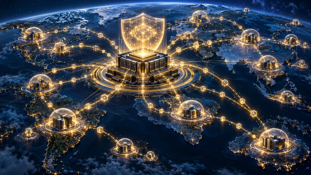 Symbolic diagram: NVIDIA expands confidential computing for frontier AI models