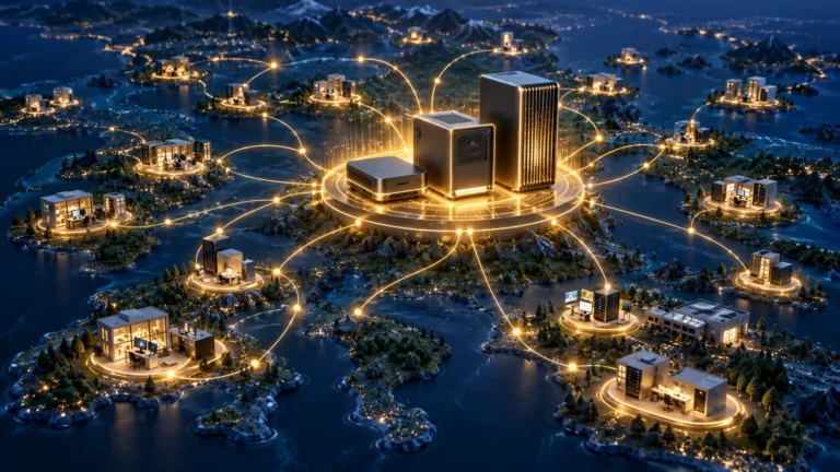 Symbolic diagram: NVIDIA’s local AI lineup brings agents to PCs, developers and enterprise teams
