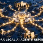Symbolic diagram: Legora’s legal AI agents report big time savings, with lawyers still reviewing the work